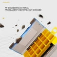thumbnail image 4 of Yuarrent Caja de pesca, caja de almacenamiento para cebo, accesorios para señuelos, compartimentos dobles, equipo de herramientas, suministro Pescar Pequeño Amarillo, 4 of 6