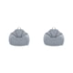 thumbnail image 2 of Matsuzay Sofás Puff Para Sala De Estar Cómoda Y Elegante Funda De Silla Elegante Sofá Perezoso Caballero Gris caballero gris 2Conjunto, 2 of 6