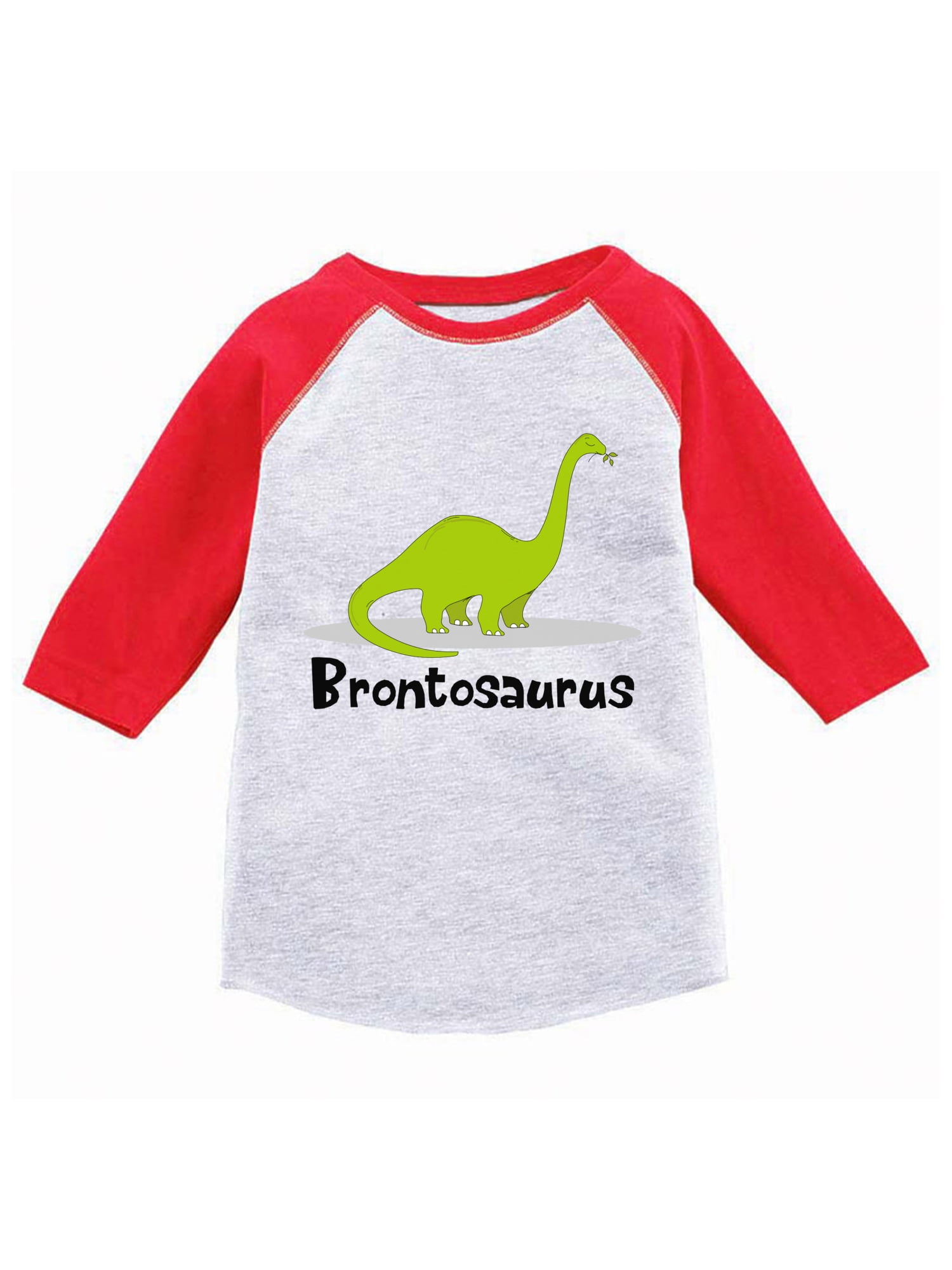 Awkward Styles Brontosaurus Toddler Raglan Brontosaurus Jersey Tshirt ...