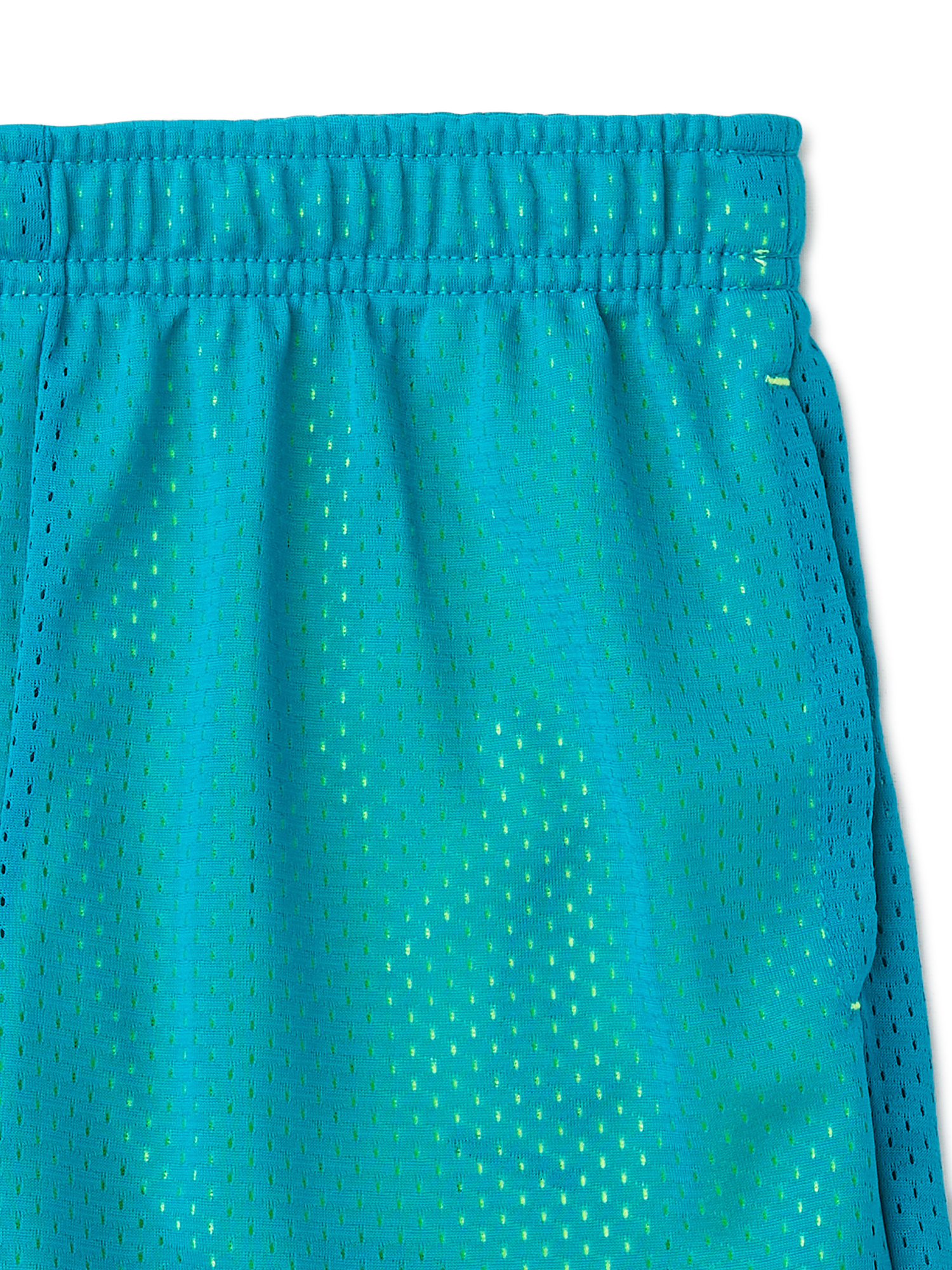 Teal/White Mesh Shorts – Alpha Lineage