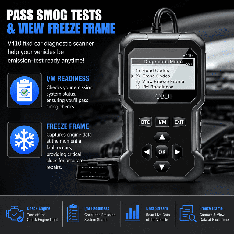 WJXCMDBS Professional OBD2 Scanner Diagnostic Tool photo 6