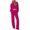 Hot Pink womens outfit sets, variant on Cyber&Monday Deals Usmixi Tracksuits Set for Women Wide Leg 2 Piece Outfits for Women Fashion Twist Knotted Cropped Pullover Tops Lounge Sets Casual Solid Sweatsuit Sets with Pocket Holiday Deals