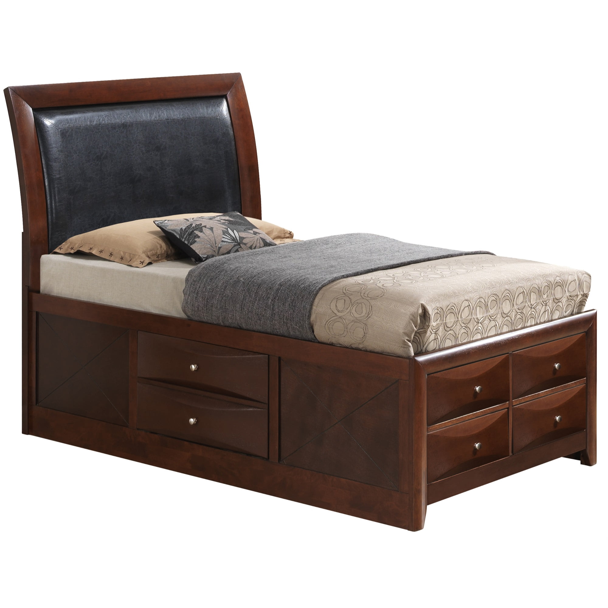 Glory Furniture G1550I-TSB4 Cherry Twin Storage Bed