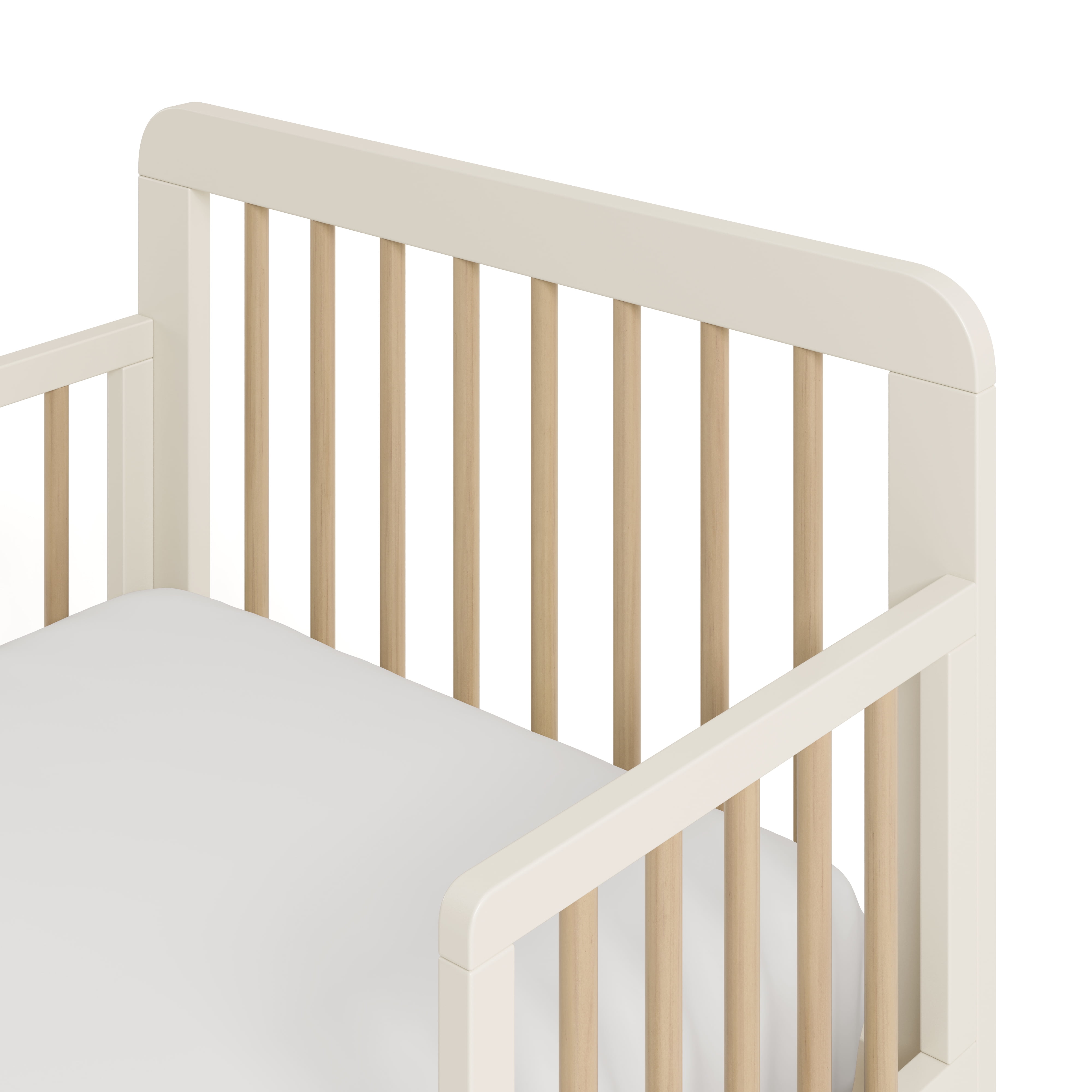 Storkcraft Pasadena Toddler Bed, Frosted Oat with Driftwood