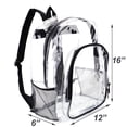 thumbnail image 2 of Bolsa transparente aprobada por el estadio, Negro, 16.5 inch, 2 of 5