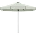 thumbnail image 3 of ABCCANOPY 10ft Outdoor Market Hand Push Patio Umbrella With Hanging Edge,12+Colors, Light Beige, 3 of 8