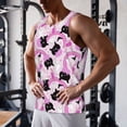 thumbnail image 5 of Salouo Pink Girl Halloween for Men's Tank Tops,Sleeveless Muscle Shirts for Men Quick Dry Workout Tank Top Gym Muscle Tee Fitness Bodybuilding Sleeveless T Shirt-Small, 5 of 7
