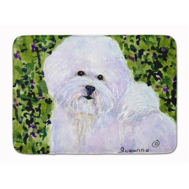 Carolines Treasures SS8817RUG Bichon Frise Machine Washable Memory Foam Mat