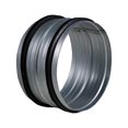thumbnail image 1 of Conector de Ducto Recto Galvanizado DL Wholesale Inc 15 cm, 1 of 1
