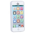 thumbnail image 3 of Kids Phone Toy Children's Mobile Phone Toy Mobile Phone Toy Cell Phone Play Toy Baby Mobile Phone Toy Simulation Shaped Clear Music Cool Light English Mobile Phone ToyWhite, 3 of 8