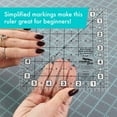 thumbnail image 2 of Creative Grids Quilt Ruler Basic Range 6in Square, 2 of 6