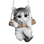 ABZ Brand Loving Cute Animal Pet Puppy Kitten Hanging Collectible Figurine Statue (Kitten)