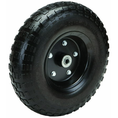 13 in. Flat-Free Heavy Duty Tire with Powder Coated Steel