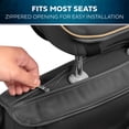 thumbnail image 3 of MotorBox Prestige Faux Leather Seat Covers - Semi-Custom Fit Car Seat Covers Full Set - Seat Covers for Trucks & SUV PU Leather Car Seat Covers - 2 Front Seat Interior Covers & 1 Back Bench Seat Cove, 3 of 9