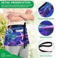 thumbnail image 4 of Yayeee Waist Apron with Pockets for Cooking Waterproof Half Server Aprons, Neon Pink Starfish, 4 of 7