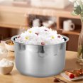 thumbnail image 3 of KAKOWELY Rice Cooker Liner Electric Cooker Inner Pot Stainless Steel Cooker Pot Rice Cooker Accessory,8.66X"X8.66"X5.2", 3 of 5