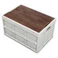 thumbnail image 4 of Folding Storage Box, Collapsible Plastic Storage Bins Wide Application Easy To Use  For Car For Camping For Travelling, 4 of 8