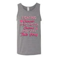 thumbnail image 2 of Wild Bobby, Fighting Cancer And Still Sexy, Breast Cancer Awareness, Men Graphic Tank Top, Heather Grey, Small, 2 of 5