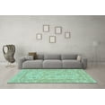 thumbnail image 3 of Ahgly Company Indoor Rectangle Oriental Light Blue Traditional Area Rugs, 4' x 6', 3 of 4