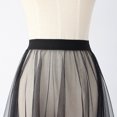 thumbnail image 6 of Women Tulle Tutu Long Skirts Wedding Party Cocktail Prom Mesh Maxi Dress Bodysuit Detachable Skirt Swimwear Cover Ups, 6 of 9
