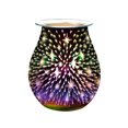 thumbnail image 1 of Inteprter Lámpara de aromaterapia de vidrio en forma de corazón 3D Lámpara de aroma eléctrica Fusor de cera Luz de noche de aroma esencial para sala de Iluminación navideña No.14 UK Plug Inteprter HA027798-14, 1 of 1