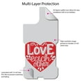 thumbnail image 4 of DistinctInk Custom SKIN / DECAL compatible with OtterBox Commuter for iPhone 11 Pro (5.8" Screen) - Red Heart - Love Each Other, 4 of 5