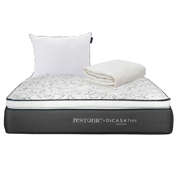Colchón Individual DICASA con Protector y Almohada Trini