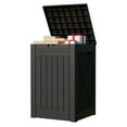 thumbnail image 5 of Patiowell 48 Gallon Resin Deck Box for Outside, Waterproof Storage Box with Lockable Secure, Black, 5 of 9