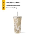 thumbnail image 5 of RTIC 20 oz Ceramic Lined Everyday Tumbler, Spill-Resistant Straw Lid, Brown Cow Hide, 5 of 6