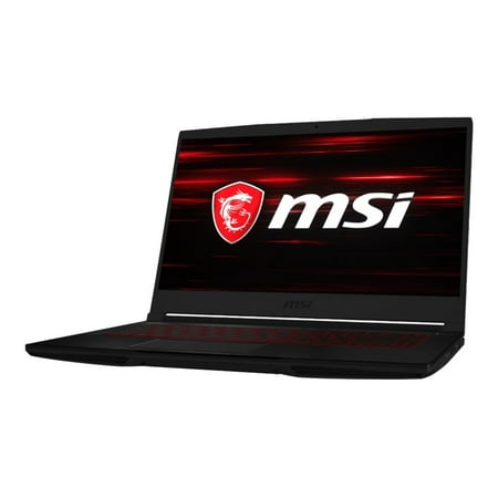 MSI GF63 9RCX 818 Thin - Intel Core i7 9750H / 2.6 GHz - Windows 10 Home - GF GTX 1050 Ti - 8 GB RAM - 256 GB SSD NVMe - 15.6" 1920 x 1080 (Full HD) - Wi-Fi 5 - black