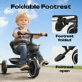 thumbnail image 5 of JoyStone 2-in-1 Toddler Tricycle for Ages 1-4 Years, Kids Trike Toddler Bike with Removable Push Handle, Adjustable Seat & Basket, Black, 5 of 12