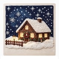 thumbnail image 3 of Qocolcyl Christmas Pearl Bead Art DIY Set for Beginners,Holiday Craft Kit with Printed Canvas, Plastic Beads & Complete Tools, Festive Angel Santa Tree House Designs, Family DIY Wall Art Holiday Gift, 3 of 8