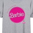 thumbnail image 3 of Barbie The Movie - Mattel Barbie Burst - Juniors Ideal Flowy Muscle T-Shirt, 3 of 5