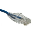 thumbnail image 2 of CableWholesale 13X6-66100.5 6 in. Cat6a Slim Ethernet Patch Cable, Snagless with Molded Boot - Blue, 2 of 2