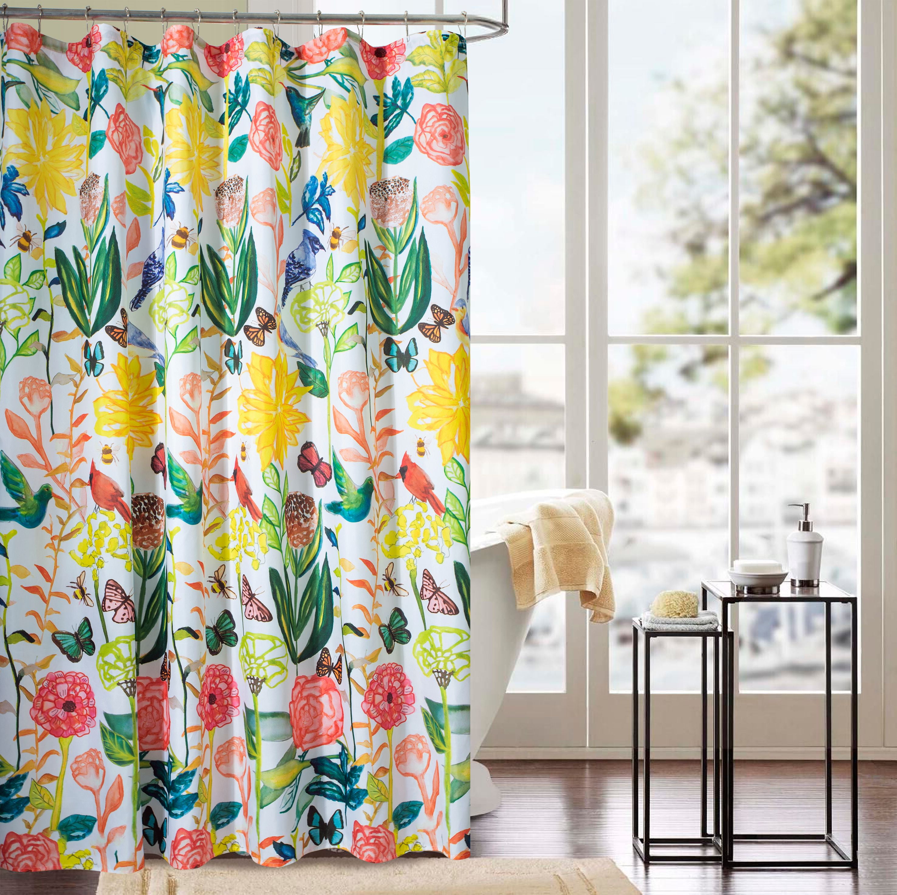 Classic Tropical 70 x 72 in. Printed Shower Curtain