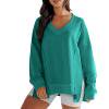 thumbnail image 4 of Admvng Womens Sweatshirts Fall Oversized Sweatshirts Crewneck Fleece Casual Fashion Pullover Sweaters Outfits Sweatshirt，Size S-2XL, 4 of 4