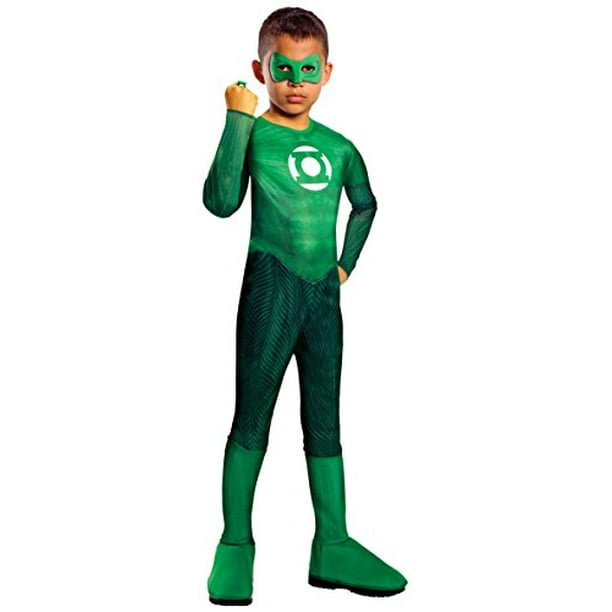 Lanterne Verte Costume Hal Jordan Enfant - une Couleur - Grand