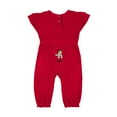 thumbnail image 3 of Infant Colosseum Scarlet Nebraska Huskers Beautopia Waffle Knit Romper, 3 of 3