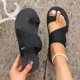 thumbnail image 2 of WILLBEST Sandalias De Playa Para Mujer, Informales, Con Punta Abierta, Planas Y Cómodas, Para Playa, 2 of 7