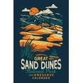 thumbnail image 4 of Colorado, Great Sand Dunes National Park and Preserve, Distressed (1000 Piece Puzzle, Size 19x27, Challenging Jigsaw Puzzle for Adults and Family, Made in USA), 4 of 4