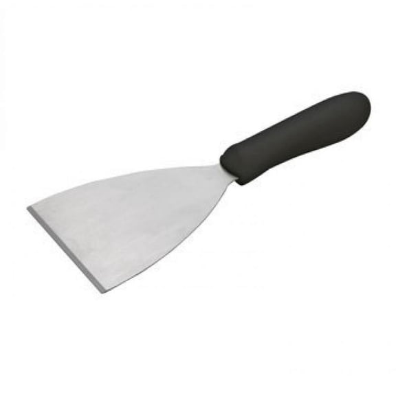 Winco TKP-40 Scraper, Black Polypropylene Handle - 4.88 x 4 in.