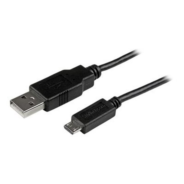 StarTech.com USB Micro Câble - 6 Pi - Câble USB - Micro-USB Type B (M) vers USB (M) - USB 2.0 - 6 Pi - Noir - pour P/N: HB30C4AFS