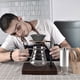 thumbnail image 3 of Embudo De Café Base De Cerámica Y Madera Forma De Onda Gotero De Café Práctico Advancent HA020516-00, 3 of 5