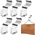 thumbnail image 1 of LAICAIW Siding Hangers-Stainless Steel Heavy-Duty Hooks,Brick Clips, Low Profile Brick Hook Clips for String Lights Outdoor, Welcome Signs, 1 of 7