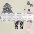 thumbnail image 3 of Toddler Baby Girl Outfits Long Sleeve Letter Print Sweatshirt Tops + Sweatpants Fall Winter Clothes Set 6-12 Months 12-24 Months 2t 3t 4t 5t 6t 7t 8t 9t Children Red 6-12 Months, 3 of 4