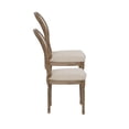 thumbnail image 3 of Linon Anthem Oval Back Dining Chairs, Set of 2, Light Natural Brown, 3 of 17
