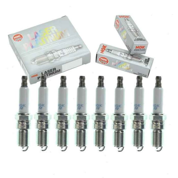 8 pc NGK Laser Platinum Spark Plugs compatible with Ford F-150 4.6L 5.4L V8 1997-2009