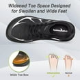 thumbnail image 2 of Men's Orthopedic Diabetic Wide Running Shoes: Comfortable Arch Support Plantar Fasciitis Sports Sneakers, Casual Orthotic Swollen Tennis Work Walking Shoes for Foot and Heel Pain Relief, 2 of 7