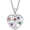 Personalized Planet Birthstone Sterling Silver