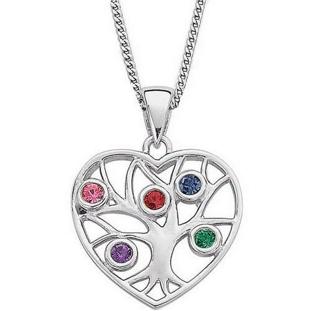 Personalized Planet Birthstone Sterling Silver